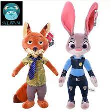 عروسک خرگوش و روباه زوتوپیا 30 سانت