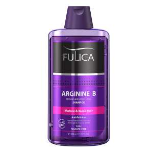 شامپو بدون سولفات فولیکا FULICA تقویت کننده و احیا کننده مو حاوی آرژنین جهت موهای کدر سست و ضعیف