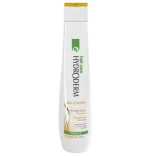 شامپو هیدرودرم استحکام بخش و ترمیم کننده مو حاوی شیر و عسل  HYDRODERM