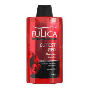 شامپو بدون سولفات فولیکا FULICA تثبیت کننده و محافظ موهای رنگ شده و انواع موهای قرمز